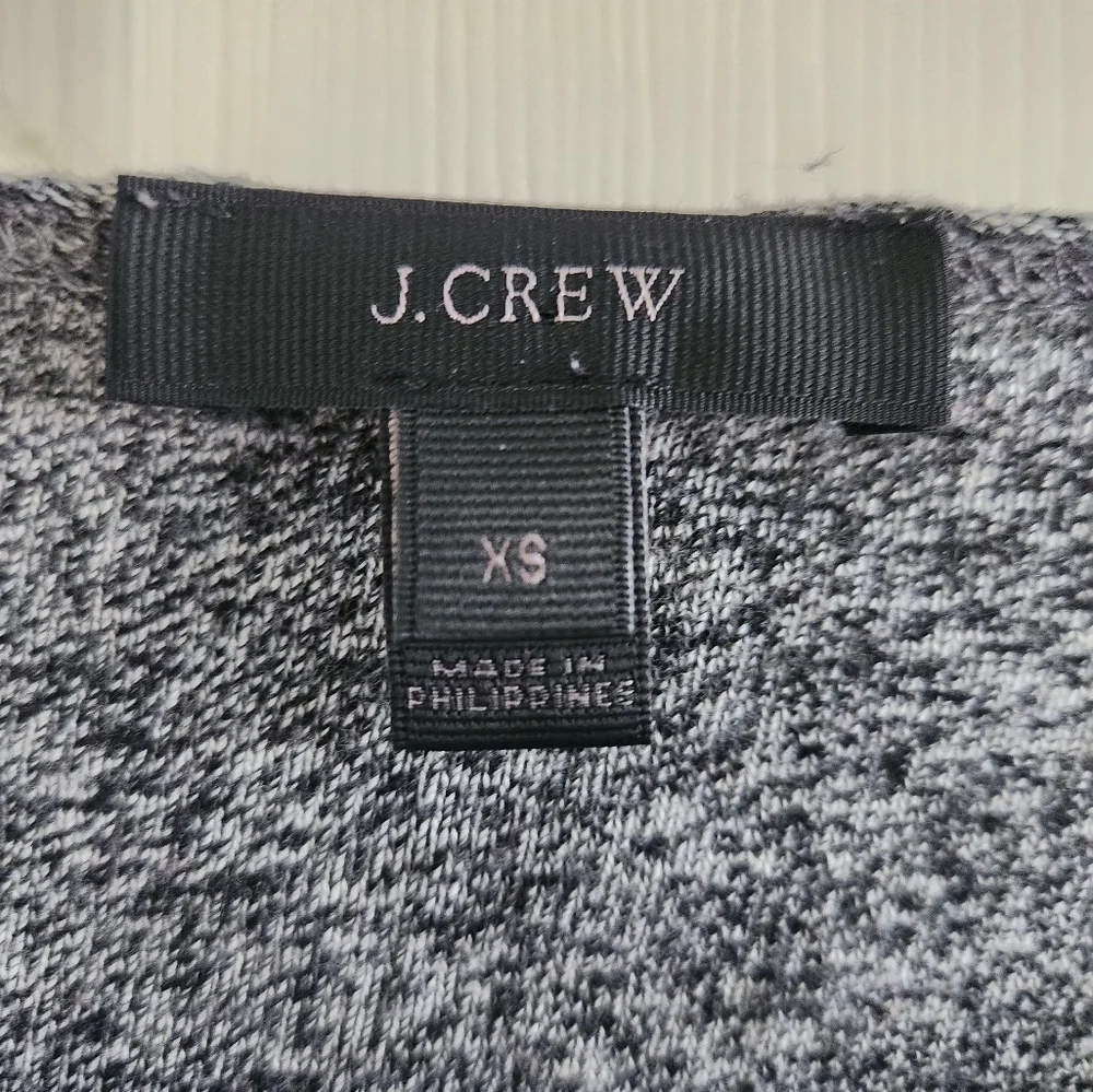 J Crew Womens Size XS Oversized Striped Long‎ Sleeve Pullover Knit Sweater